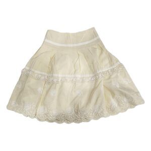 Monna Lisa Off White Skirt With Lace